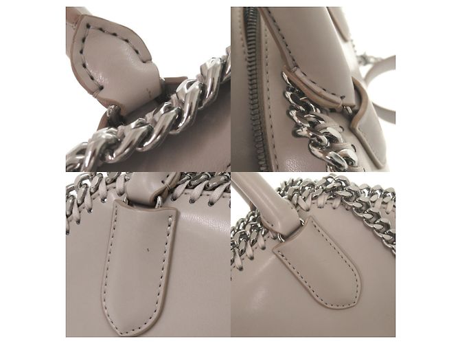 Stella Mc Cartney Borsa Stella McCartney Falabella Box Bag Marrone - vista 9