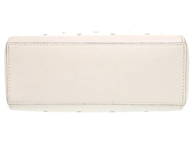 Borsa Tote Jimmy Choo Bria N S in pelle con borchie a stella Bianco - vista 4