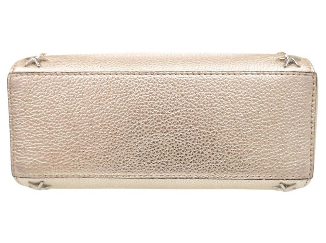 Borsa Tote in pelle con borchie a stella Jimmy Choo PEGASI N S D'oro - vista 4
