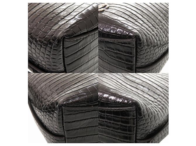 Borsa secchiello Jimmy Choo Varenne 2-Way in pelle goffrata Nero - vista 4