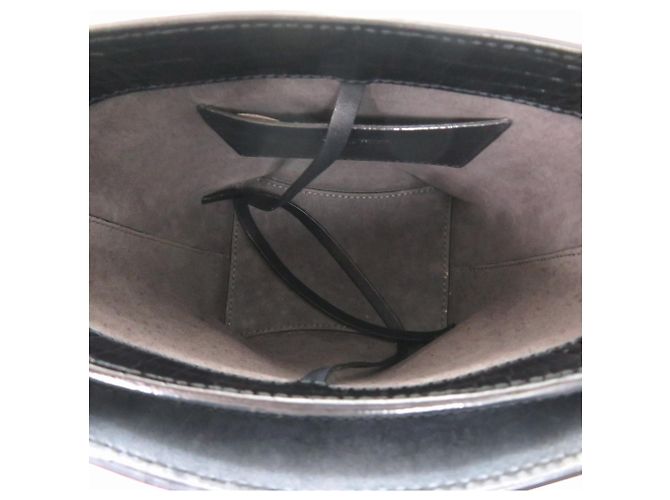 Borsa secchiello Jimmy Choo Varenne 2-Way in pelle goffrata Nero - vista 9