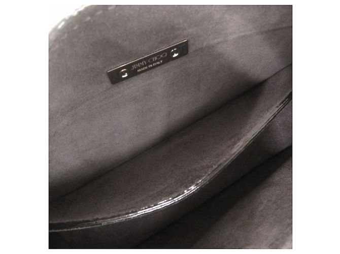 Borsa a tracolla in pelle Jimmy Choo Varenne Hobo Nero - vista 8