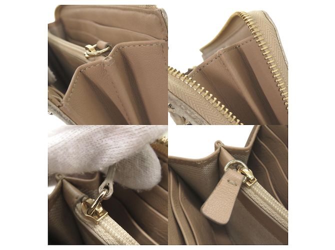 Cartera larga de piel Star Studded Jimmy Choo Dorado - vista 10