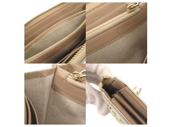Cartera larga de piel Star Studded Jimmy Choo Dorado - vista 9