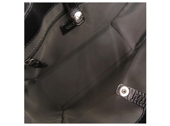 Borsa Jimmy Choo Pegassi in pelle verniciata con stella embossed Nero - vista 7