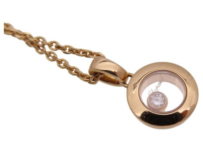 Chopard Happy Diamonds Icon Halskette Golden - Ansicht 10