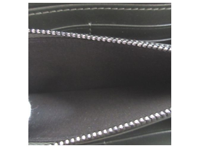 Cartera larga bi-fold de piel Jimmy Choo Azul Verde - vista 4