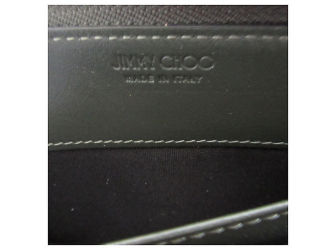 Cartera larga bi-fold de piel Jimmy Choo Azul Verde - vista 6