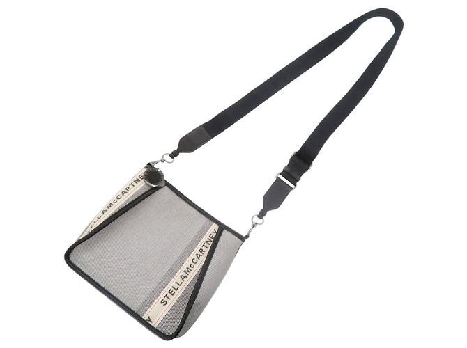 Stella Mc Cartney Borsa a tracolla Stella McCartney in tela grigia Marrone - vista 8