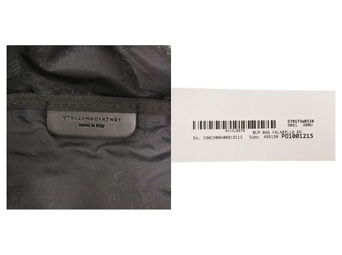 Stella Mc Cartney Stella McCartney Marsupio / Borsa a tracolla Nero Bianco - vista 10