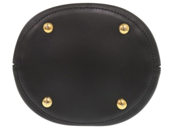 Borsa a mano 2-Way Marni Panier in pelle nera Nero - vista 3