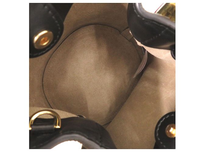 Borsa a mano 2-Way Marni Panier in pelle nera Nero - vista 6