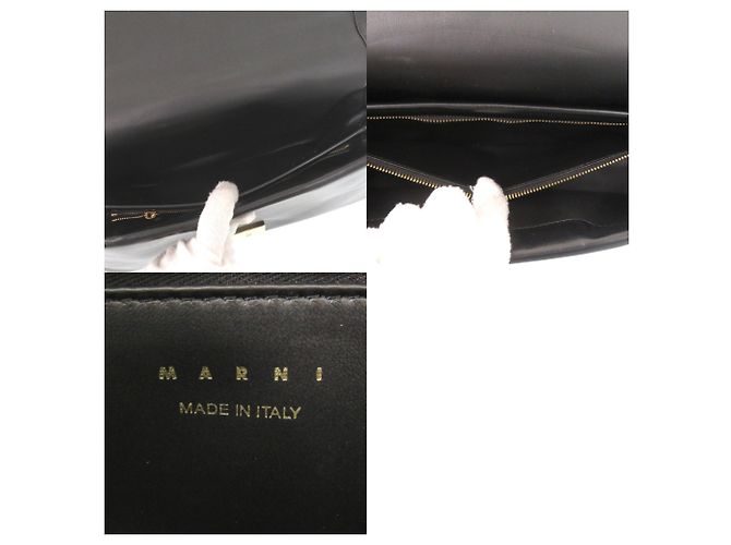 Marni Prisma 2-Way Schultertasche Schwarz - Ansicht 8