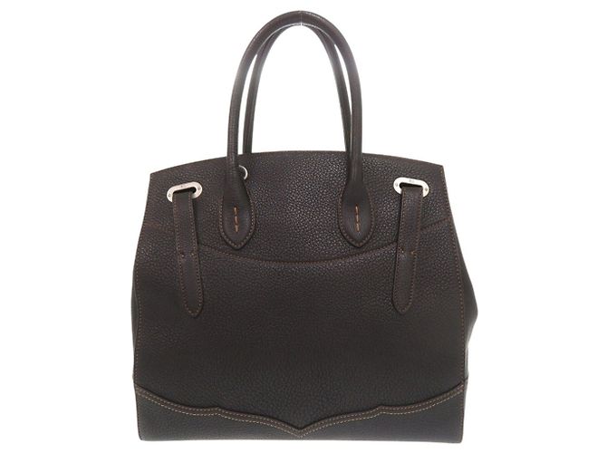 Borsa Ralph Lauren Ricky 33 Marrone Nero - vista 3