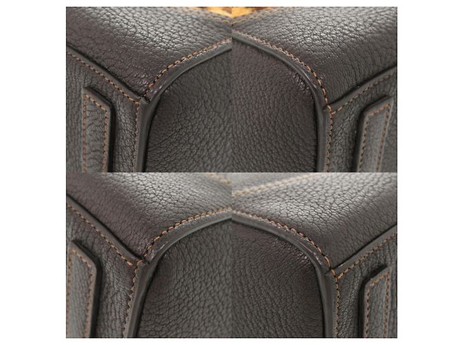 Borsa Ralph Lauren Ricky 33 Marrone Nero - vista 5