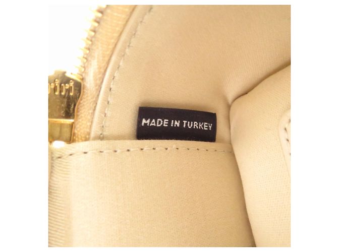 Portachiavi Miu Miu Trick Matelassé Bianco Beige - vista 6