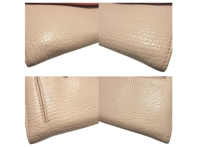 Portafoglio bi-fold in pelle rosa Miu Miu - vista 6