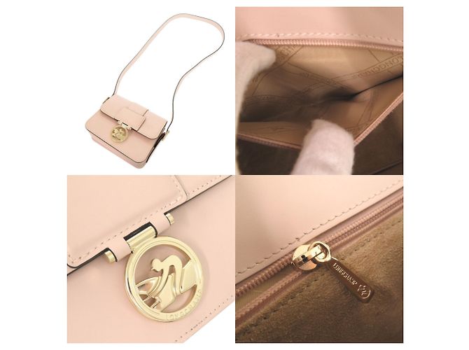Longchamp Box Trot Schultertasche aus Leder in Rosa Pink - Ansicht 7