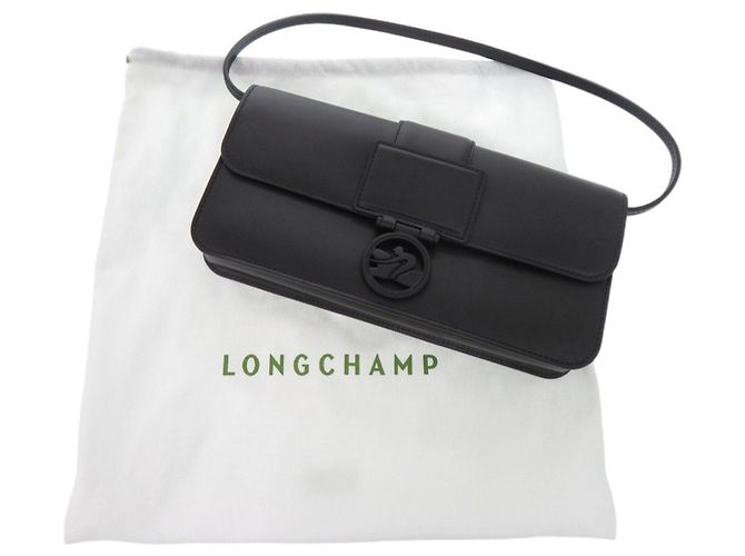 Bolsa de Ombro Longchamp Box Trot One Shoulder Bag Preto - vista 2