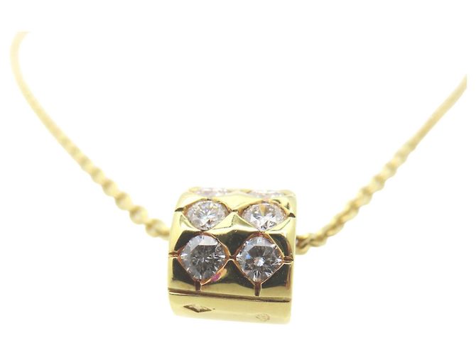 Collar Boucheron de oro amarillo 18K y diamantes - vista 3