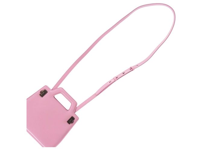 Borsa a tracolla 2-Way Salvatore Ferragamo Gancini Wanda Micro Rosa - vista 6