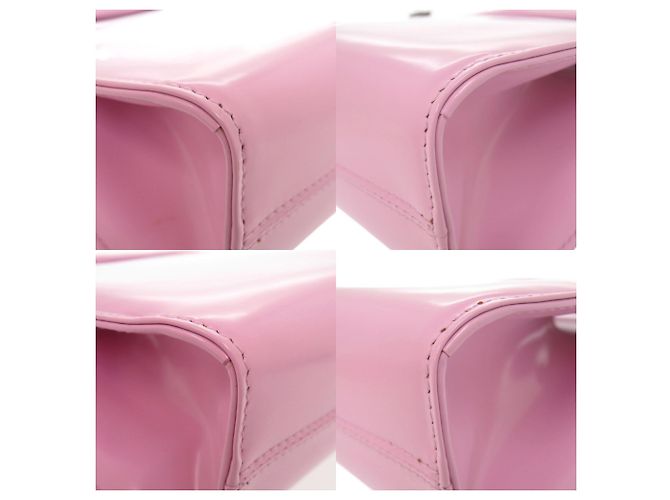 Borsa a tracolla 2-Way Salvatore Ferragamo Gancini Wanda Micro Rosa - vista 8