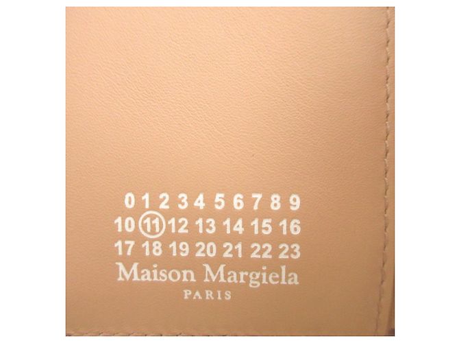 Maison Martin Margiela Cartera tri-fold Maison Margiela Beige - vista 10