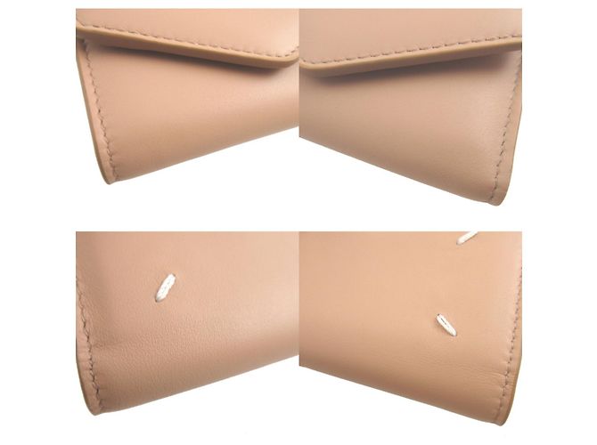 Maison Martin Margiela Cartera tri-fold Maison Margiela Beige - vista 9