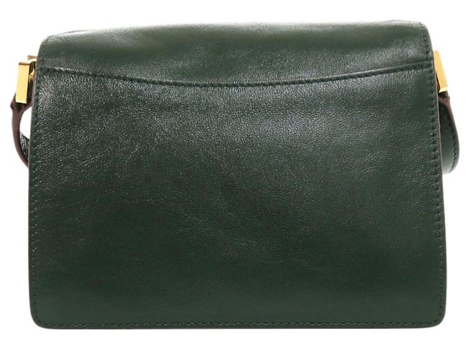 Borsa a tracolla Marni in vitello verde - vista 3
