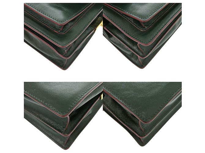 Borsa a tracolla Marni in vitello verde - vista 4