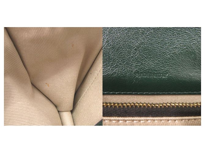 Borsa a tracolla Marni in vitello verde - vista 9