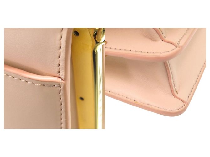 Borsa Attache Marni in pelle rosa - vista 10