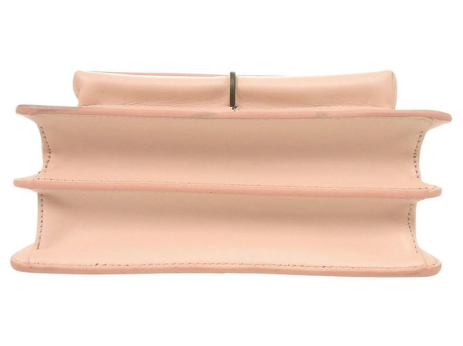 Borsa Attache Marni in pelle rosa - vista 3
