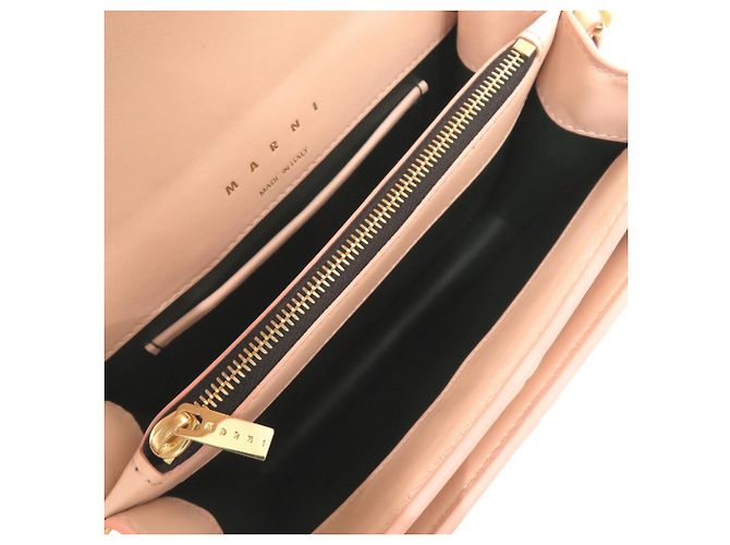 Borsa Attache Marni in pelle rosa - vista 6
