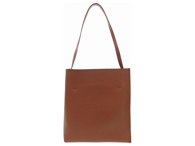 Borsa a tracolla hobo piccola in pelle Marni Marrone Crudo - vista 2