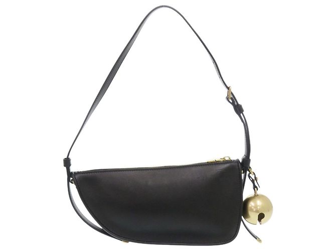 Sac bandoulière Burberry Mini Shield Noir - vue 3