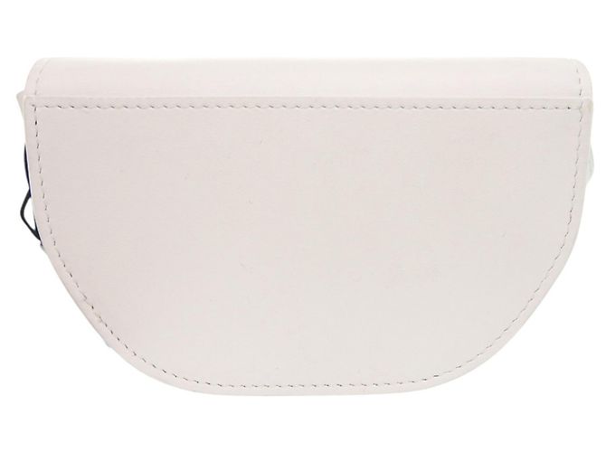 Borsa a spalla micro Burberry Mini Olympia in vitello bianco - vista 2