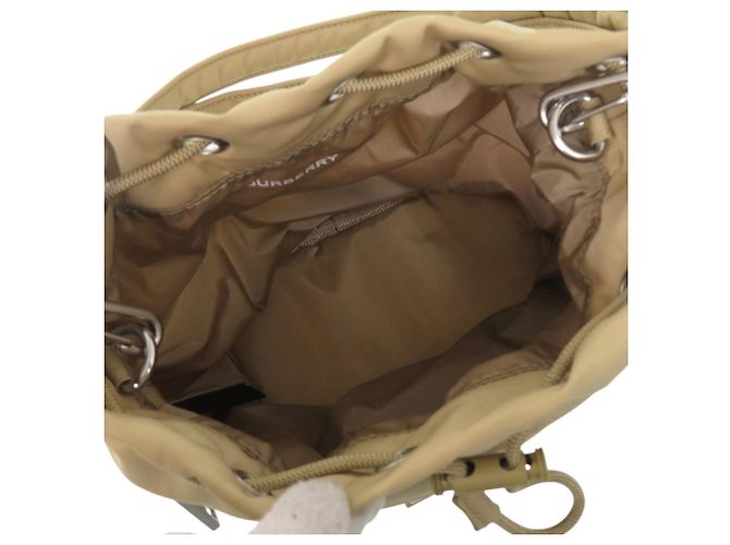 Borsa a tracolla con coulisse Burberry Ryle Beige - vista 3