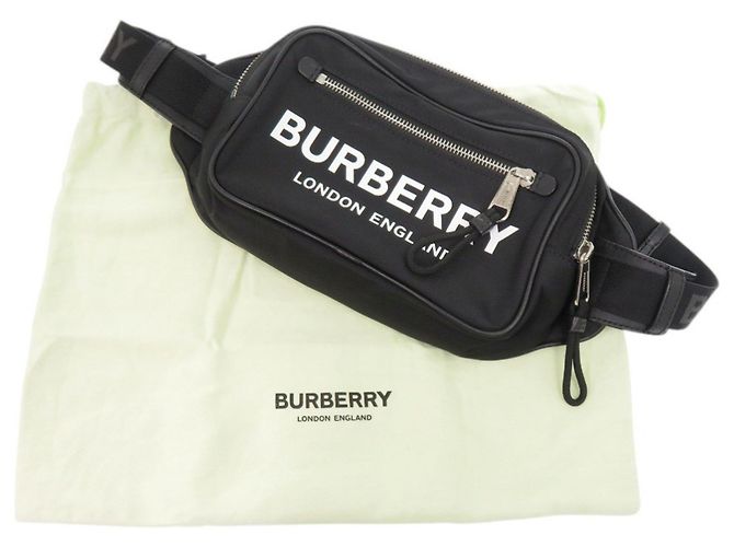Borsa a tracolla Burberry Logo nera Nero - vista 2
