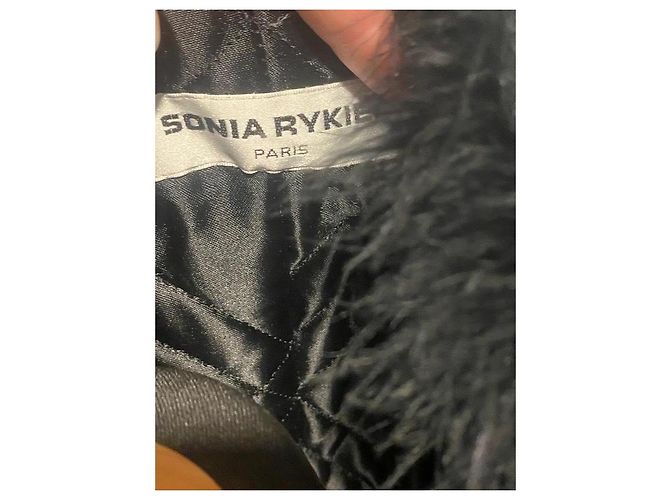 Sonia Rykiel Jacke mit schwarzen Federn - Ansicht 2