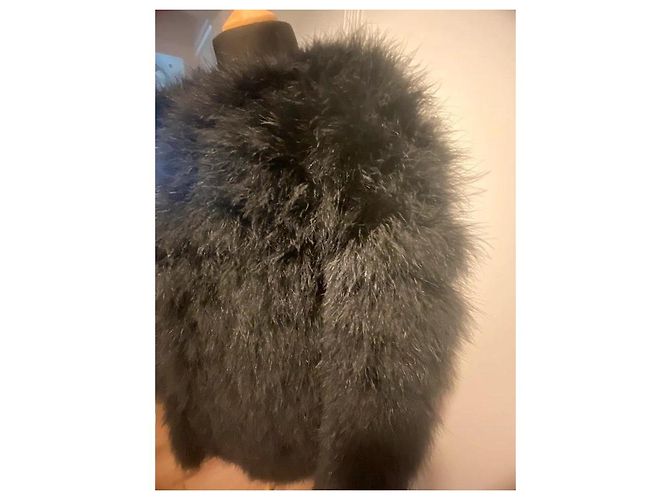 Sonia Rykiel Jacke mit schwarzen Federn - Ansicht 3
