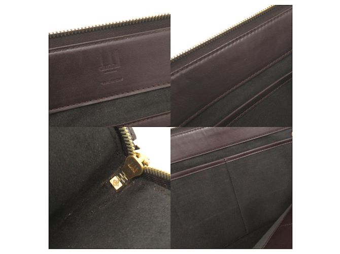 Alfred Dunhill Pochette Dunhill en cuir marron - vue 8