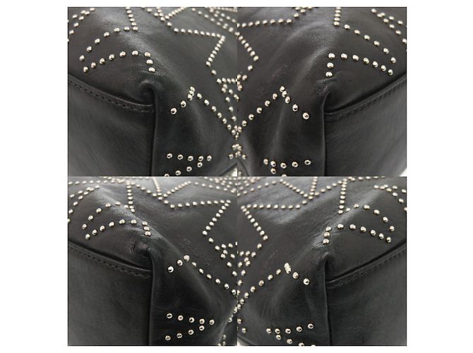 Borsa Tote in pelle nera con borchie Sofia Star di Jimmy Choo Nero - vista 3