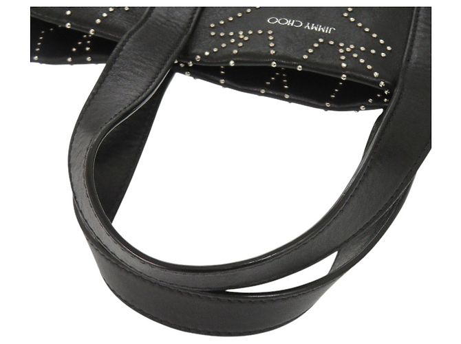 Borsa Tote in pelle nera con borchie Sofia Star di Jimmy Choo Nero - vista 7