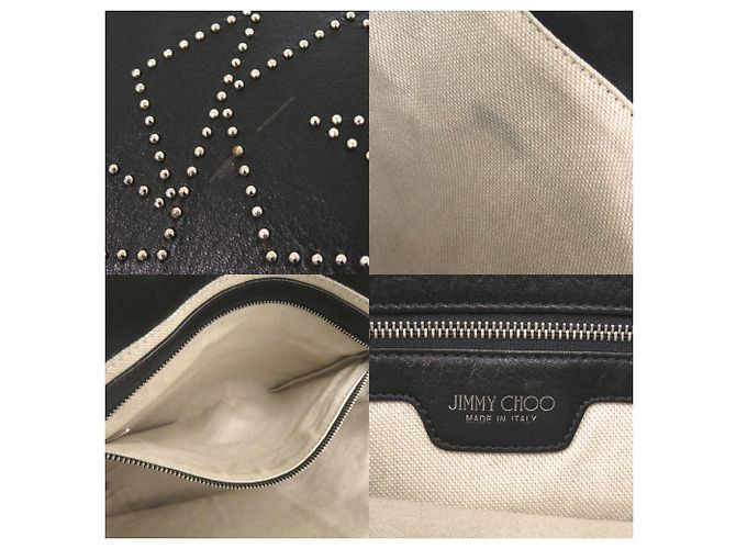 Borsa Tote in pelle nera con borchie Sofia Star di Jimmy Choo Nero - vista 8