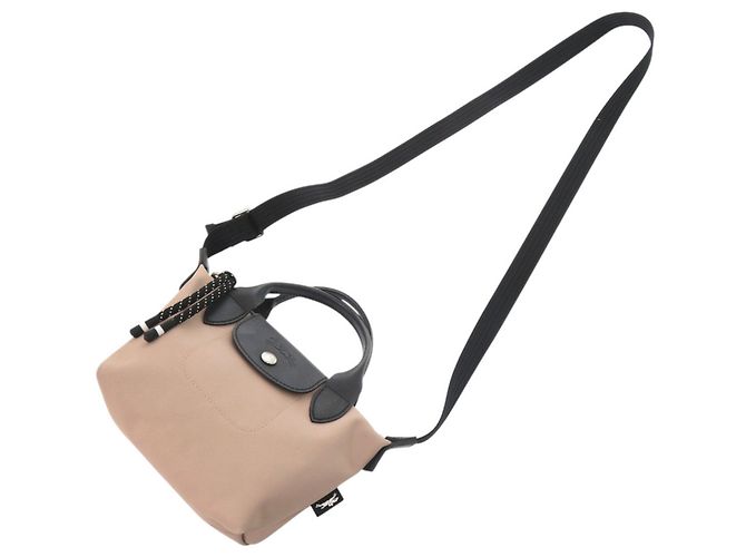 Longchamp Le Pliage Energy XS Shoulder Bag Nero Rosa - vista 5