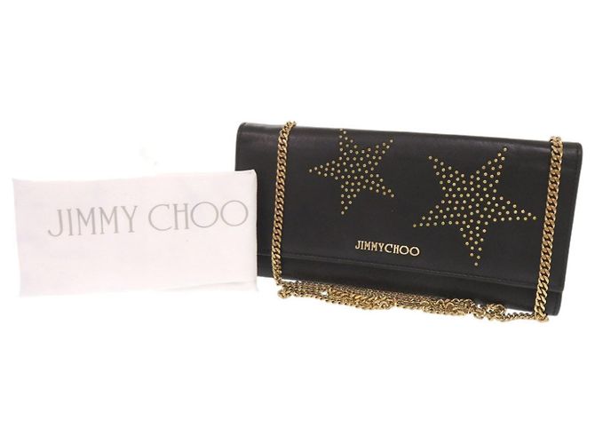 Borsa a tracolla Jimmy Choo Star Studded in pelle nera Nero - vista 2