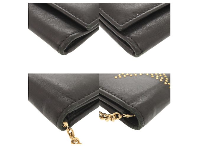 Borsa a tracolla Jimmy Choo Star Studded in pelle nera Nero - vista 4
