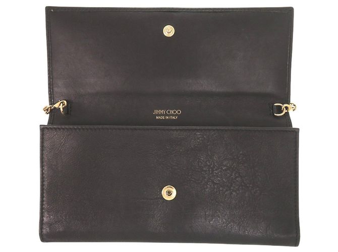 Borsa a tracolla Jimmy Choo Star Studded in pelle nera Nero - vista 5