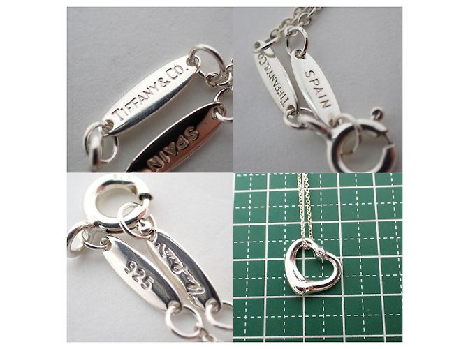 Autre Marque Collana con ciondolo a cuore in diamante Tiffany & Co. 925 - vista 10